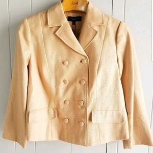 Talbots Blazer The Grace Fit Woven Jacket NEW Sz 8